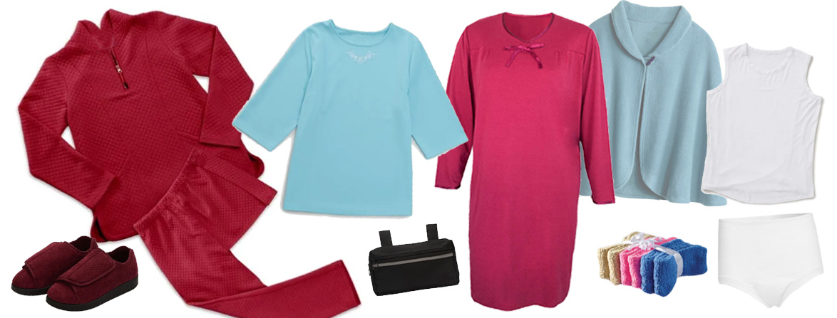 Basics Damen Outfits für Krankenhaus/Pflege und assistierendes Kleiden