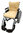 *BjarkiT* wärmende Echtfell Rollstuhlauflage für Sitz und Rücken