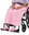 *RollyT* Indoor Rollstuhl Fleece Kniedecke mit Klettbefestigung