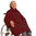 *RollyT* modischer Damen Rollstuhl Fleece Mantel mit Frontöffnung