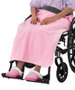 *WarmyT* Pflege Rollstuhl Fleece Tagesdecke Kniedecke mit Tasche