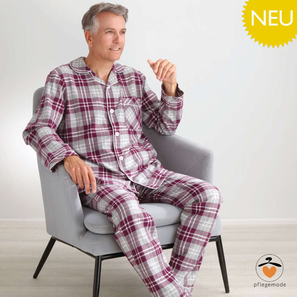 Essentials Herren Schlafanzughose aus Flanell