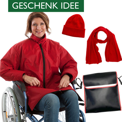 *MarburgT* adaptive barrierefreie Rollstuhljacke inklusive Accessoires
