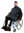 *ElvinT* wetterfeste Unisex Liege Rollstuhl Winterjacke mit Stehkragen