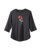 *JulianeT* adaptives Damen Pflege Shirt mit besticktem Blumenmuster
