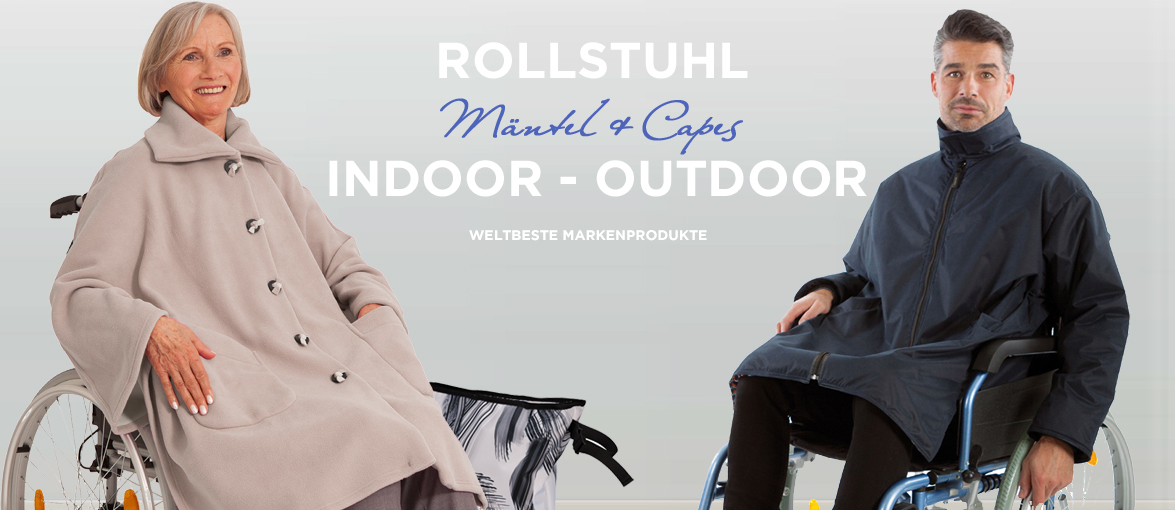 Entdecke modische und komfortable Mäntel & Capes für Rollstuhlfahrer