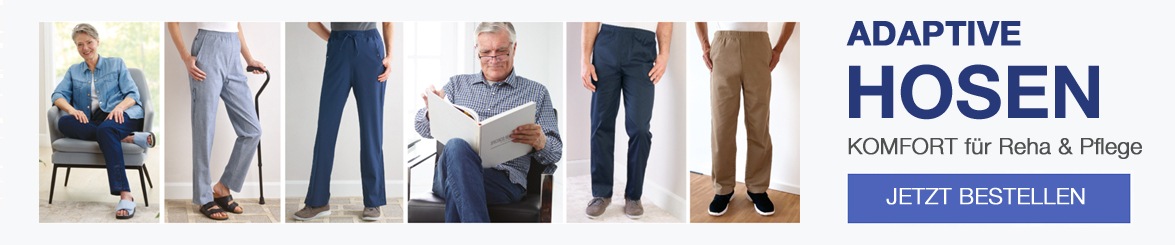 Adaptive Hosen für Senioren