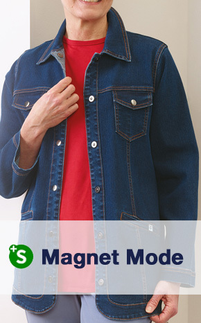 Selbständiges Ankleiden mit Magnet Mode