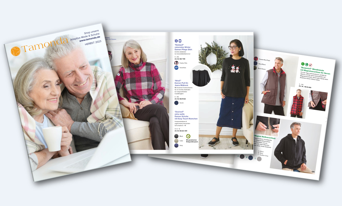Schauen Sie unseren Tamonda Pflegemode Katalog zum Herbst 2023 online